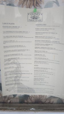 Menu photo 2 Stone’s Public House Ashland, MA Menu photo 2 Stone’s Public House Ashland, MA