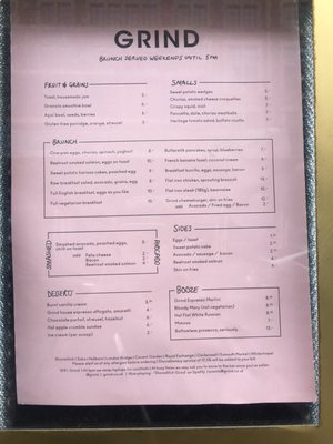 Menu photo 6 Clerkenwell Grind London, XGL