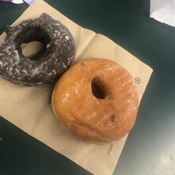 Mrs Murphy's Donuts - Chocolate cake and honey dip donut ($2.76, July 2019) - Donuts Near Me - Southwick, Massachusetts