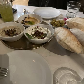 Ammatoli - Mezza trio dip - Mediterranean Near Me - Long Beach, California
