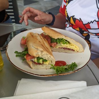 Crema Gourmet - The Breakfast Sandwich, no cheese, sub turkey bacon for pork - Breakfast & Brunch Near Me - Miami, Florida Crema Gourmet - The Breakfast Sandwich, no cheese, sub turkey bacon for pork - Breakfast & Brunch Near Me - Miami, Florida