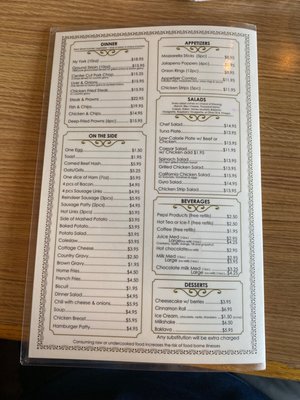 Menu photo 5 Sunrise Grill Palmer, AK