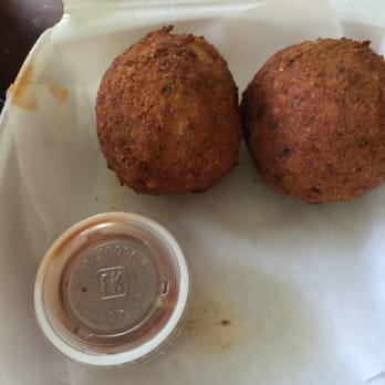 Sol Cubano - This is how potato balls looks like - Cuban Near Me - North Highlands, California Sol Cubano - This is how potato balls looks like - Cuban Near Me - North Highlands, California