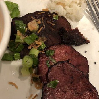 Pho 95 - grill beef with rice.  beef was thin slice and super dry and was so hard to swallow. - Vietnamese Near Me - St. Charles, Illinois