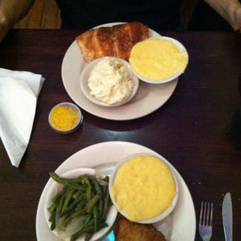 Amy Ruth's - The Bill Perkins (Salmon Filet & peach butter w/ cheesy grits & mashed potatoes $19.95 & The Barak Obama (Fried Chicken) $14.95 - Southern Near Me - New York, New York Amy Ruth's - The Bill Perkins (Salmon Filet & peach butter w/ cheesy grits & mashed potatoes $19.95 & The Barak Obama (Fried Chicken) $14.95 - Southern Near Me - New York, New York