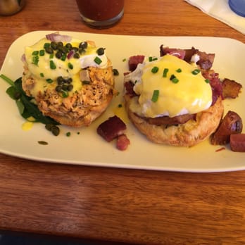 Ruby Slipper Pensacola - Salmon and corned beef eggs Benedict (they had a cute name for it, but it escapes me right now) - Breakfast & Brunch Near Me - Pensacola, Florida Ruby Slipper Pensacola - Salmon and corned beef eggs Benedict (they had a cute name for it, but it escapes me right now) - Breakfast & Brunch Near Me - Pensacola, Florida