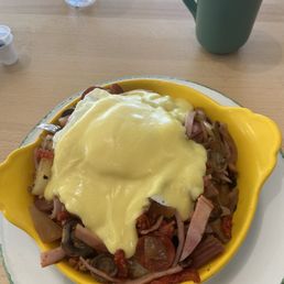 Chorizo-Ham Skillet