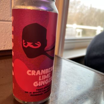 Tabol Brewing - a can of cranberry ginger ale - Breweries Near Me - Richmond, Virginia