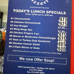 Lucas Pizzeria - 3. Any Hoagie Lunch Special 12-9-23