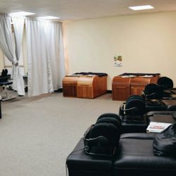 Sang's Chiropractic & Wellness Center - The massage chairs and sauna facilities
