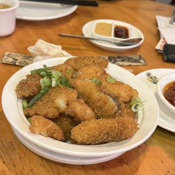 Koi Palace - 345. Salt & Pepper Sea Bass Kama - Dim Sum Near Me - Daly City, California