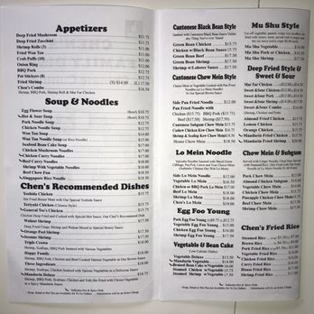Chen's Family Dish - In this photo you can observe that the front page of the menu has been turned, revealing what the menu looks like once that happens. - Chinese Near Me - Dallas, Oregon Chen's Family Dish - In this photo you can observe that the front page of the menu has been turned, revealing what the menu looks like once that happens. - Chinese Near Me - Dallas, Oregon