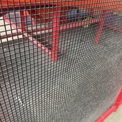 Wallabies - Look at all the dust on the metal screen as well as the dirt and trash on the floor