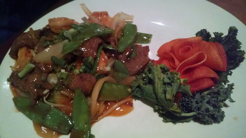 Order Szechuan Beef and Shrimp food online from Hong Wah Restaurant store, Penfield on bringmethat.com