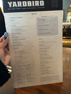 Menu photo 7 Yardbird Dallas, TX