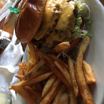 Margaritaville - Key West - Double Paradise. Very good. Great size (we shared). Fries seemed a little old. - American Near Me - Key West, Florida Margaritaville - Key West - Double Paradise. Very good. Great size (we shared). Fries seemed a little old. - American Near Me - Key West, Florida