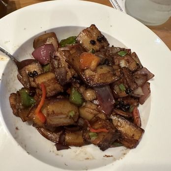 Lotus Asian Grill - Pork belly in black bean sauce - Asian Fusion Near Me - Redondo Beach, California Lotus Asian Grill - Pork belly in black bean sauce - Asian Fusion Near Me - Redondo Beach, California