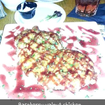 Little Red Inn - Raspberry walnut chicken. Was even better than it looks. - American Near Me - Hartford, Wisconsin Little Red Inn - Raspberry walnut chicken. Was even better than it looks. - American Near Me - Hartford, Wisconsin