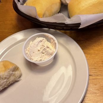 Texas Roadhouse - The bread and Extra Honey Cinnamon Buttery Spread - Steakhouses Near Me - Miramar, Florida