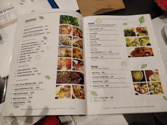 Menu photo 7 Oyaji Sushi Richmond Hill, ON