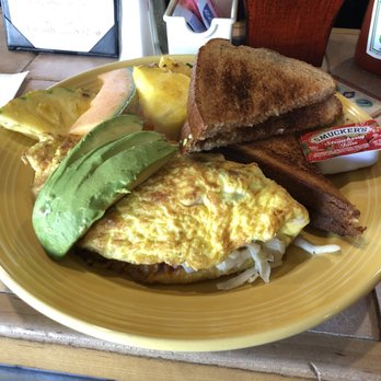 Yahaira's Cafe - California omelette $10.75 with fresh fruits instead of potatoes (extra $1.75) Really hit the spot after a workout. - Mexican Near Me - Pasadena, California Yahaira's Cafe - California omelette $10.75 with fresh fruits instead of potatoes (extra $1.75) Really hit the spot after a workout. - Mexican Near Me - Pasadena, California