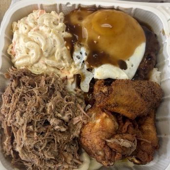 Keoki's Hawaiian Barbeque - Kalua pork, loco moco, chicken wings and mac salad - Hawaiian Near Me - Marina, California Keoki's Hawaiian Barbeque - Kalua pork, loco moco, chicken wings and mac salad - Hawaiian Near Me - Marina, California