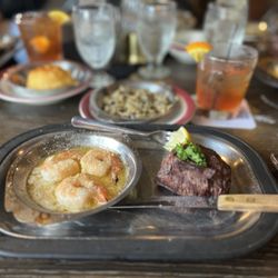 Ding-A-Ling-Supper Club - 5oz filet w/ shrimp and wild rice