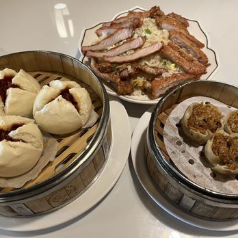 One More Bite Dumpling House - Cantonese BBQ Pork Bun(3)-(3); Fried Pork Chop Egg Fried Rice-;Sticky Rice Shumai(3)-(3) - Shanghainese Near Me - Chino, California One More Bite Dumpling House - Cantonese BBQ Pork Bun(3)-(3); Fried Pork Chop Egg Fried Rice-;Sticky Rice Shumai(3)-(3) - Shanghainese Near Me - Chino, California
