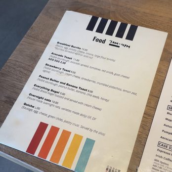 Case Study - food menu - Coffee & Tea Near Me - Phoenix, Arizona