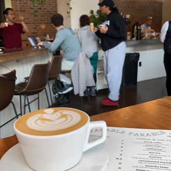 Parable Cafe - Oat milk Latte - Cafes Near Me - Columbus, Ohio