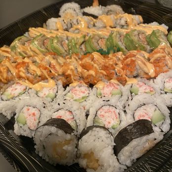 Hak Food - Holiday Party tray 46PC - Sushi Bars Near Me - Upland, California Hak Food - Holiday Party tray 46PC - Sushi Bars Near Me - Upland, California