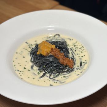 Robata Wasa - Squid Ink Uni Pasta - Sushi Bars Near Me - Irvine, California Robata Wasa - Squid Ink Uni Pasta - Sushi Bars Near Me - Irvine, California