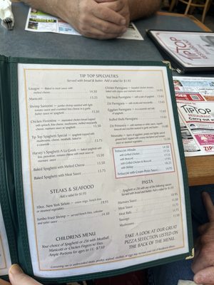 Menu photo 5 Tip Top Restaurant Charlottesville, VA