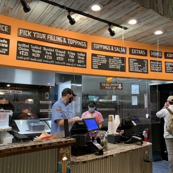 Cabo Bob's Burritos - Menu and end of the assembly line - Mexican Near Me - Houston, Texas Cabo Bob's Burritos - Menu and end of the assembly line - Mexican Near Me - Houston, Texas