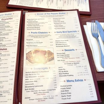 Pepper Shaker Restaurant - Dinner and sides menu - Breakfast & Brunch Near Me - La Habra, California