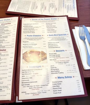 Menu photo 7 Pepper Shaker Restaurant La Habra, CA