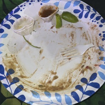 Mayita's Grill - A clean plate taken by a satisfied customer (peep the broken fork safe to say this was an active experience LOL) - Mexican Near Me - Honolulu, Hawaii Mayita's Grill - A clean plate taken by a satisfied customer (peep the broken fork safe to say this was an active experience LOL) - Mexican Near Me - Honolulu, Hawaii