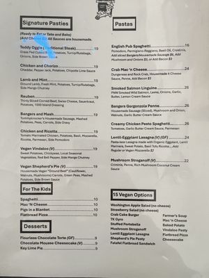 Menu photo 2 Tommyknocker's Cornish Pasty Port Townsend, WA Menu photo 2 Tommyknocker's Cornish Pasty Port Townsend, WA