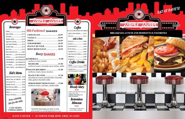 Menu photo 5 Dave's Diner Erie, PA Menu photo 5 Dave's Diner Erie, PA
