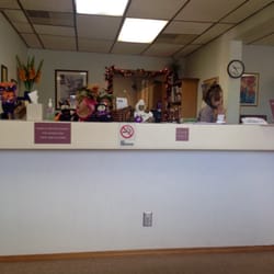 Allergy and Asthma Care Inc PC - The reception area, Halloween deco'd out