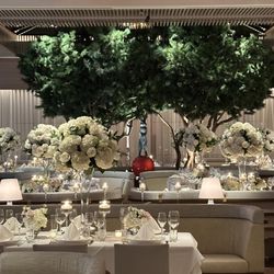 Wedding set up at Avra restaurant 9th ave