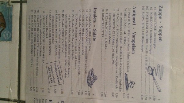 Menu photo 2 Pizzeria Da Aldo Wesseling, NW Menu photo 2 Pizzeria Da Aldo Wesseling, NW
