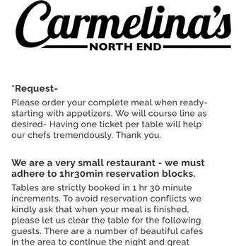 Carmelina's - Italian Near Me - Boston, Massachusetts Carmelina's - Italian Near Me - Boston, Massachusetts