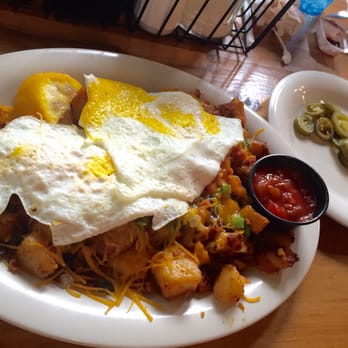 Eggs Up Grill - Southwestern Loaded Home Fries Platter - Breakfast & Brunch Near Me - Columbia, South Carolina