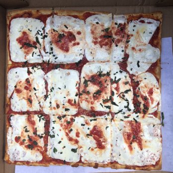 Lezama's Restaurant & Pizzeria - Grandma Thin Crust Square Pie - Pizza Near Me - Long Branch, New Jersey Lezama's Restaurant & Pizzeria - Grandma Thin Crust Square Pie - Pizza Near Me - Long Branch, New Jersey