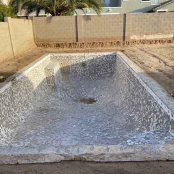 Superior Pool Plastering - We're started! - Pool & Hot Tub Service Near Me - Glendale, Arizona