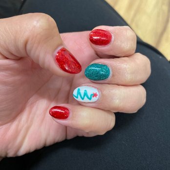 Nailed Beauty Lounge - Christmas nails - Nail Salons Near Me - Bakersfield, California Nailed Beauty Lounge - Christmas nails - Nail Salons Near Me - Bakersfield, California