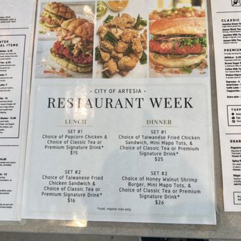 Bopomofo Cafe - Restaurant week! - Bubble Tea Near Me - Artesia, California Bopomofo Cafe - Restaurant week! - Bubble Tea Near Me - Artesia, California