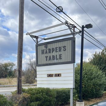 Harper's Table - a sign for a restaurant - Burgers Near Me - Annandale, New Jersey