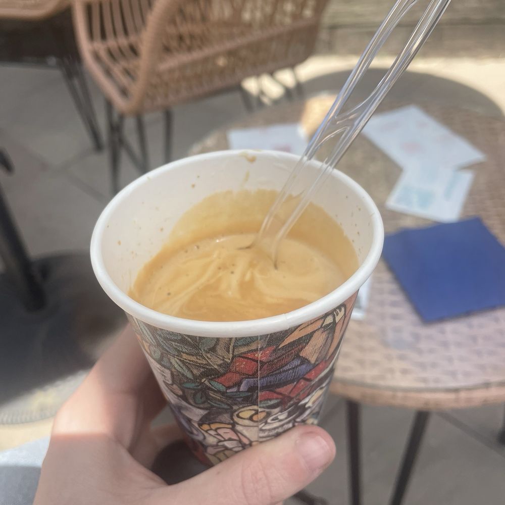 Fat Scoop Ice Cream - Affogato - honestly, makes all the sense to serve this in a cup and not a bowl - Ice Cream & Frozen Yogurt Near Me - Berkeley, California